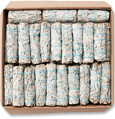 20 JL Local White Sage Smudge Sticks 4" Each Sustainably Grown - Like New