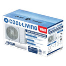 COOL LIVING 12,000 BTU 19 SEER2 115V, AC HEAT PUMP, CL-12HA1 - WHITE - *2 BOXES* - Like New