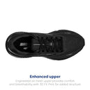1103911D020 BROOKS MEN’S ADRENALINE GTS 23 SUPPORTIVE RUNNING BLACK/BLACK/EBONY - Like New