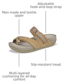BT31945 BARETRAPS DENNI WOMENS SANDALS - SIZE: WOMEN 7 - TAN - Like New