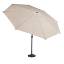 Gale Pacific 90percent UV Block Adjustable Tilt Umbrella 10' Round Smoke - Brand New