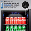 IVATION 126 CAN BEVERAGE REFRIGERATOR | FREESTANDING ULTRA COOL MINI - BLACK - Like New