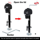 Weize Power Tongue Jack, 3500 Lb. Heavy Duty Electric Trailer Jack with Drop Leg - Like New