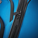 AMERICAN TOURISTER PHENOM SOFTSIDE LARGE CHECKED SPINNER SUITCASE - BLUE - Like New