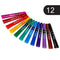CRAYOLA DRY ERASE MARKERS 12CT TEACHER SUPPLIES CHISEL TIP WHITEBOARD 58-6545 - Like New