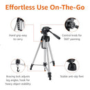 Amazon Basics 60-inch Lightweight DSLR Tripod with Bag, Black - Brand New