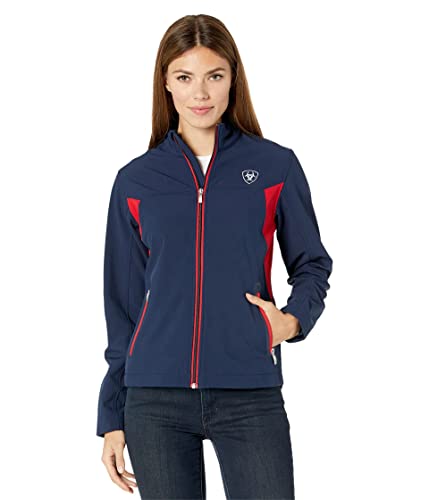 ARIAT WOMEN'S NEW TEAM SOFTSHELL JACKET WOMEN L NAVY - Brand New