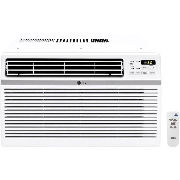 LG 18,000 BTU WINDOW AIR CONDITIONER WITH REMOTE, LW1816ER - WHITE - Like New