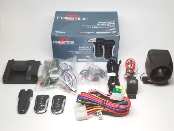 Prestige APS787Z One-Way Remote Start with Keyless Entry, Security System -BLACK - Like New