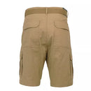 GALAXY BY HARVIC MEN'S RIPSTOP CARGO SHORTS WITH BELT - SIZE: MEN 32 - KHAKI - Brand New