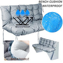 AHWEKR Outdoor swing cushions, Waterproof Bench Cushion for Outdoor Furniture - Brand New