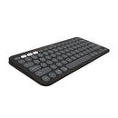 LOGITECH PEBBLE KEYBOARD 2 K380S MULTI-DEVICE BLUETOOTH, CUSTOMIZABLE - GRAPHITE - Like New
