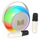 MONSTER MINI KARAOKE MACHINE KIDS ADULTS PORTABLE SPEAKERS S15 - CREAM - Like New