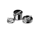 JOSEPH JOSEPH SPACE STEEL 10-PIECE STAINLESS SET WITH LIDS 1000033 - STAINLESS - Like New