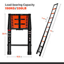 Palumie Aluminum Telescoping Ladder 10.5FT Extension Extendable Ladder - Brand New