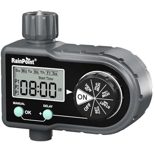 RAINPOINT Sprinkler Timer Hose Timer with 3 Individual Programs Water Timer - Like New