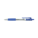 UNIVERSAL 1MM COMFORT GRIP RETRACTABLE BALLPOINT PENS - MEDIUM, BLUE (1 DOZEN) - Like New