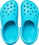 CROCS UNISEX ADULT CLASSIC CLOGS MENS 10/WOMENS 12 DIGITAL AQUA - DIGITAL AQUA - Like New