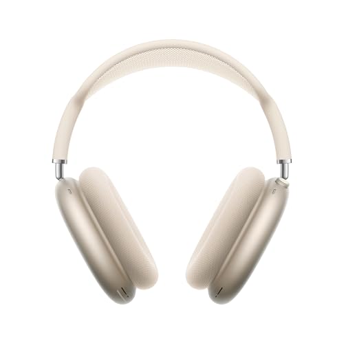 APPLE AIRPODS MAX WIRELESS OVER-EAR HEADPHONES PRO-LEVEL MWW53AM/A - STARLIGHT - Like New