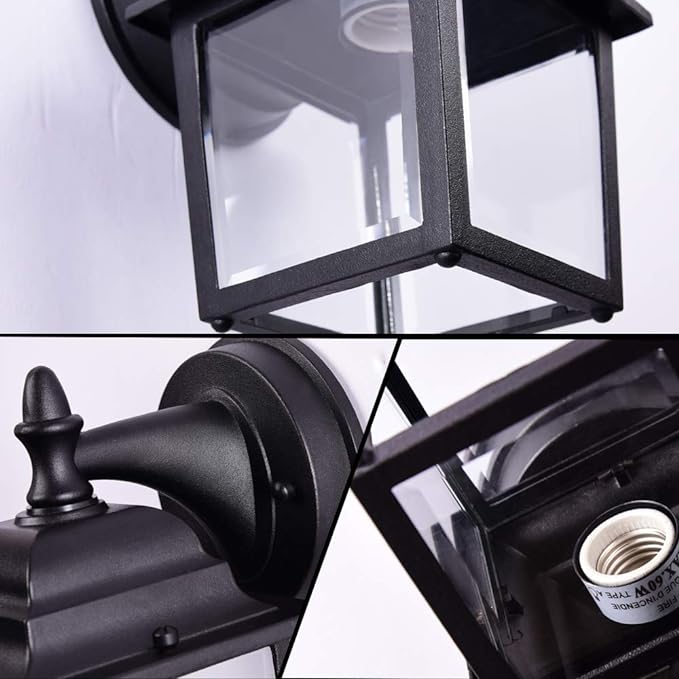LPINYE Porch Light Exterior Wall Light Simple Modern Wall Lantern Waterproof XSF - Like New