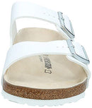 1009527 BIRKENSTOCK WOMEN'S ARIZONA SOFT SANDALS MEN 8 WOMEN 10 - WHITE - Like New