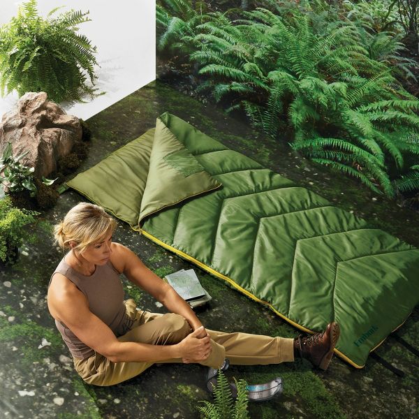 EMBARK ADULT SLEEPING BAG 50 DEGREE - GREEN - Like New