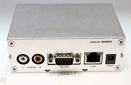 BARIX EXSTREAMER 100 IP AUDIO STREAM DECODER-BY-BARIX - SILVER - Like New