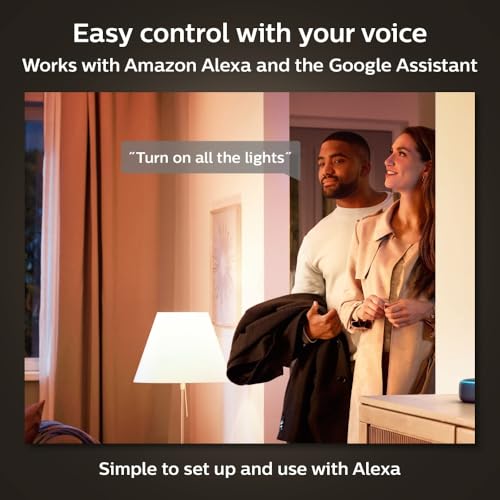 PHILIPS HUE ST19 FILAMENT LED BULB 1 PACK - SOFT WARM WHITE LIGHT - WHITE - Like New