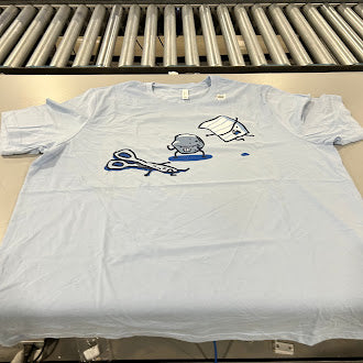 BELLA CANVAS ULTIMATE BATTLE - SIZE: MEN 3XL - BABY BLUE - Like New