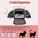 COZY CRUISER AIRLINE EXPANDABLE PREMIUM PET CARRIER WHEELS - GRAY & WHITE - Like New