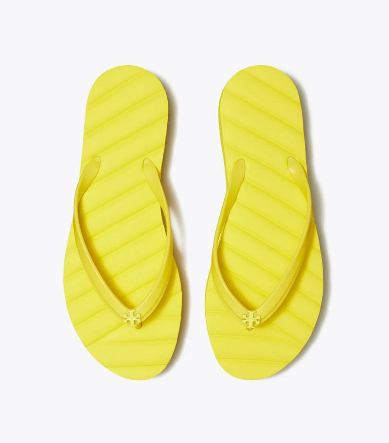 TORY BURCH KIRA FLIP-FLOP - SIZE: WOMEN 7 - FIREFLY - Like New