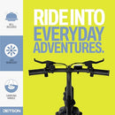 JETSON BOLT FOLDING ELECTRIC RIDE-ON BIKE EASY-FOLDING TWIST THROTTLE - BLACK - Like New