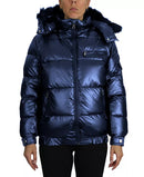 GALAXY BY HARVIC WOMEN'S ZIP HEAVYWEIGHT BUBBLE JACKET, NAVY, MEDIUM, SPL-2400NV - Brand New