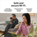 GOOGLE NEST WIFI PRO 6E RELIABLE HOME WI-FI MESH ROUTER 3 PACK SNOW WHITE - Like New