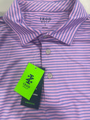 IZOD SS CLUBHOUSE BAR POLO - SIZE: MEN L - ORCHID - Brand New