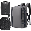 FANWOLI VACUUM TRAVEL BACKPACK CARRY ON LUGGAGE WITH TSA LOCK & ANTI - GREY - Brand New
