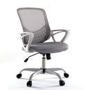 SMUG HOME OFFICE CHAIR ERGONOMIC COMPUTER DESK MESH MID-BACK HEIGHT - GREY - Like New