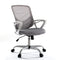 SMUG HOME OFFICE CHAIR ERGONOMIC COMPUTER DESK MESH MID-BACK HEIGHT - GREY - Like New