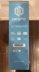 PERIPHIO 24" 1080P GAMING MONITOR -75HZ 1080P HD - BLACK - Like New