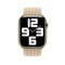 APPLE WATCH BRAIDED SOLO LOOP 45MM - SIZE 4 - BEIGE - Like New
