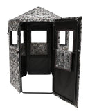 Hawk Down & Out Scout Hunting Durable Camo Concealing Ground Panel Blind - Like New