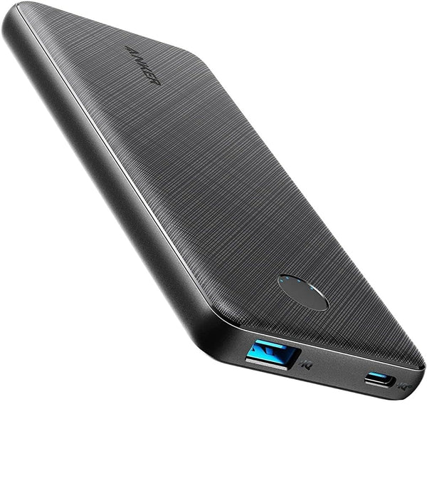 Anker 523 Portable Charger, USB-C, PowerCore Slim 10000mAh 20W PD, A1245 - Black Like New