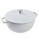 STAUB CAST IRON ESSENTIAL FRENCH OVEN, 5-QUART, 1032330 - WHITE - Scratch & Dent