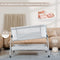 ANGELBLISS BABY BEDSIDE PORTABLE BASSINET BN02 - LIGHT GRAY - Like New