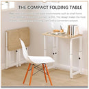 4NM No Tool Assembly 36" Small Desk, Folding Portable Slidingã€ŽB088NDXVPFã€‘ - Brand New