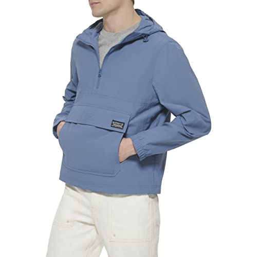 LEVI'S Men's Cargo Hooded Anorak Blue Size M - Brand New