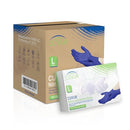 Powder CUVUR Free Nitrile Gloves Medical Heavy Duty Size L 900Count Blue - Brand New