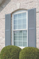 Mid America Open Louver 12In Vinyl Shutters 12x36 B07Z597JCN - Black - Brand New