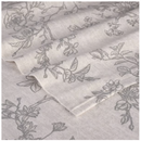 KATHY IRELAND HOME 100% TURKISH COTTON FLANNEL TOILE SHEET SET, QUEEN - GRAY - Like New