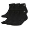 ADIDAS MEN'S CUSHIONED LOW CUT SOCKS ARCH COMPRESSION MEN 12-15 BLACK 6-PACK - Brand New